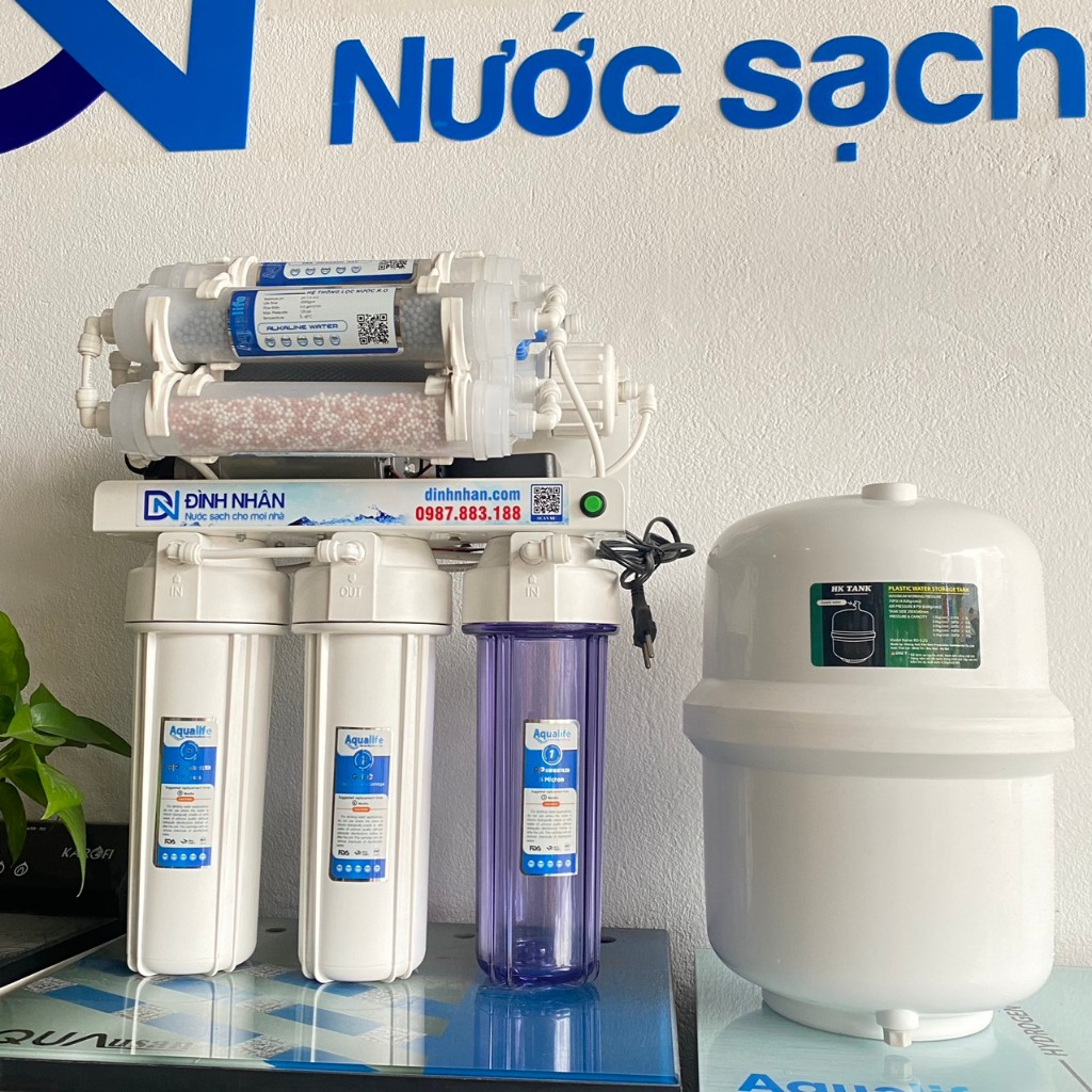 Máy lọc nước RO Aqualife không tủ 11 cấp lọc đèn UV diệt khuẩn