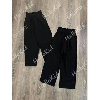 Quần culottes đen cạp chun bé gái