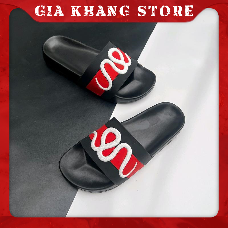Dép lê thời trang quai ngang nam đẹp hình Rắn cực TREND  - GIA KHANG STORE