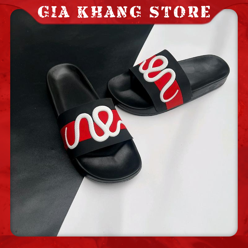 Dép lê thời trang quai ngang nam đẹp hình Rắn cực TREND  - GIA KHANG STORE