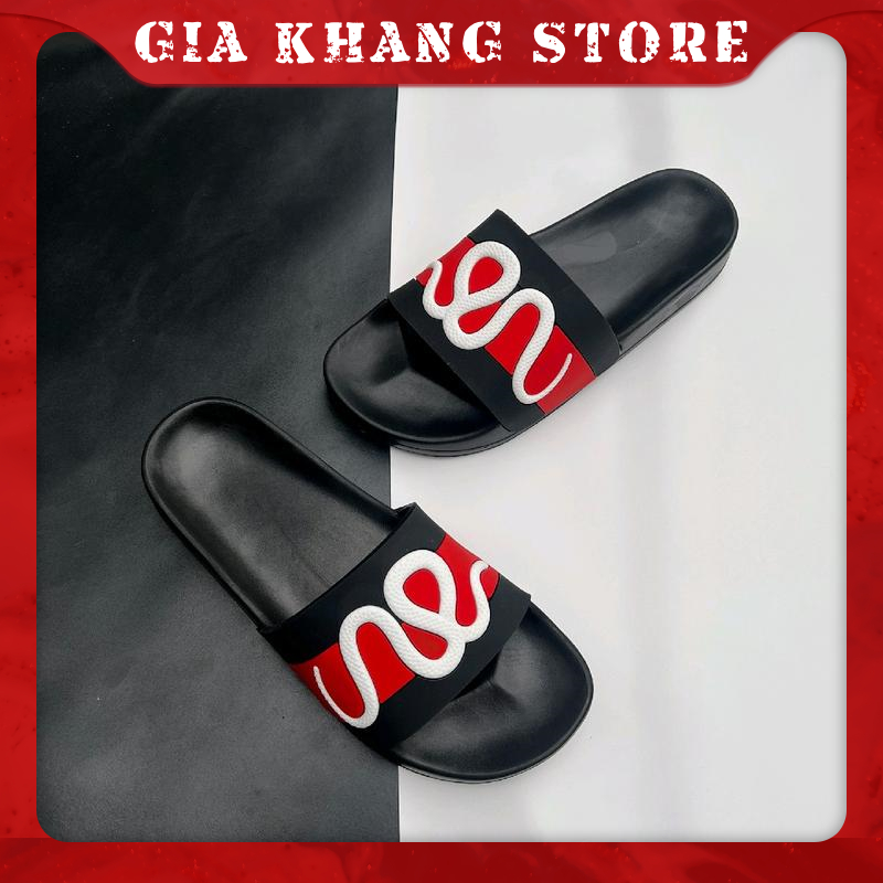Dép lê thời trang quai ngang nam đẹp hình Rắn cực TREND  - GIA KHANG STORE