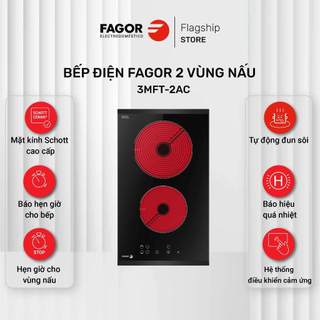Bếp điện mini 2 vùng nấy FAGOR 3MFT-2AC