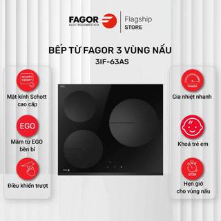 Bếp từ 3 vùng FAGOR 3IF-63AS