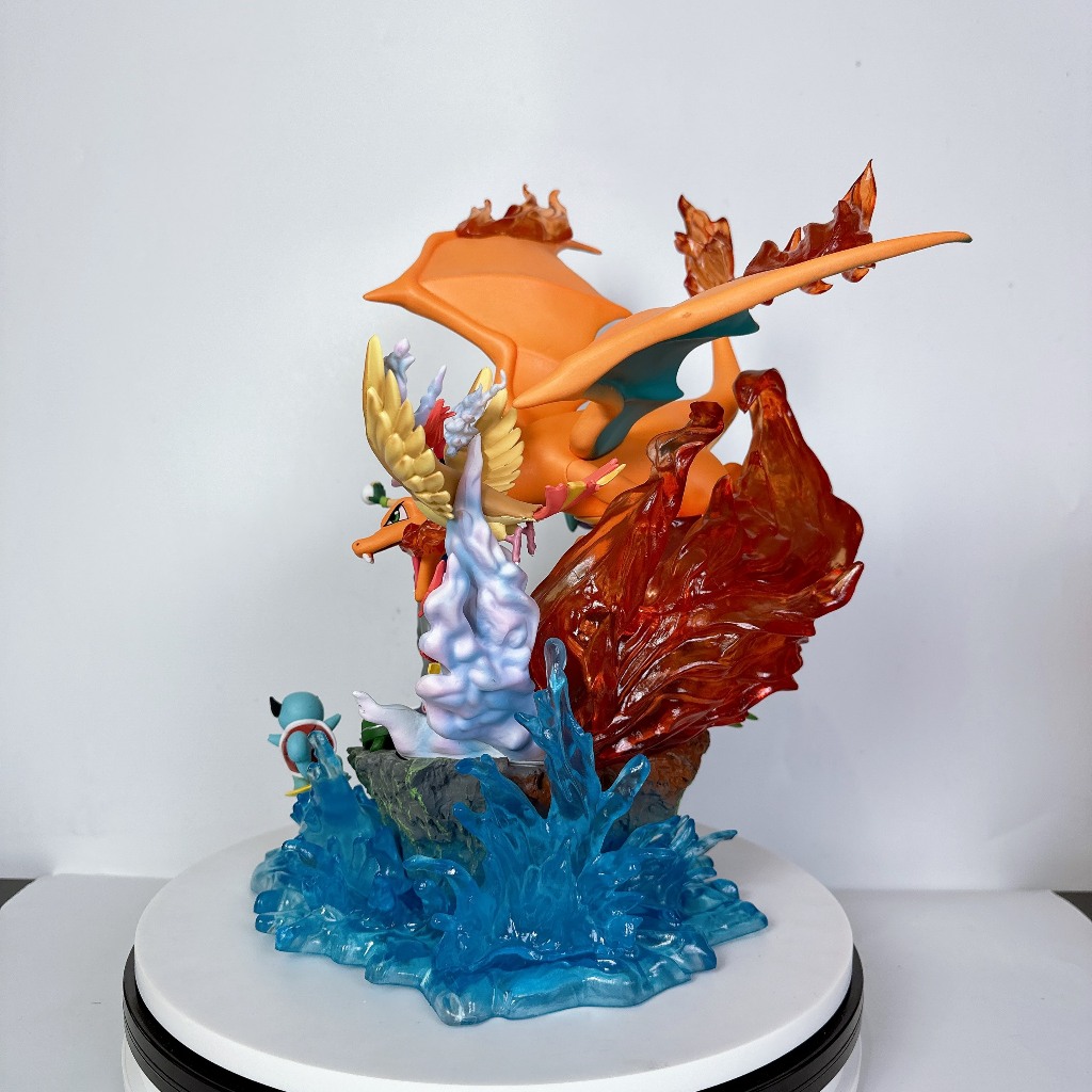 Mô hình Satoshi và Các Pokemon Siêu To  41CM Có Led, Figure Pokemon - Mô Hình Pokemon OngchumohinhMH518