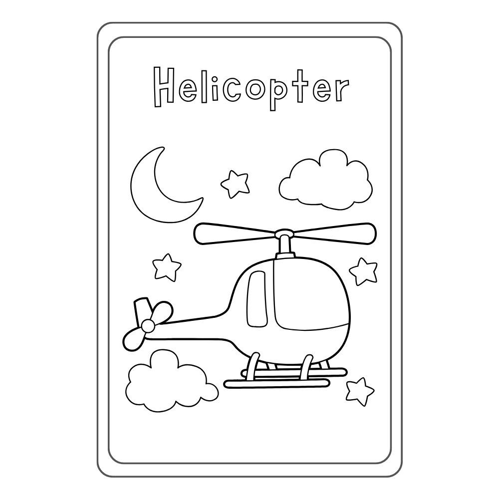 Set 50 Tranh Tô Màu Cho Bé Nhiều Chủ Đề Dùng Màu Sáp Màu Chì Tranh Rõ Nét TM