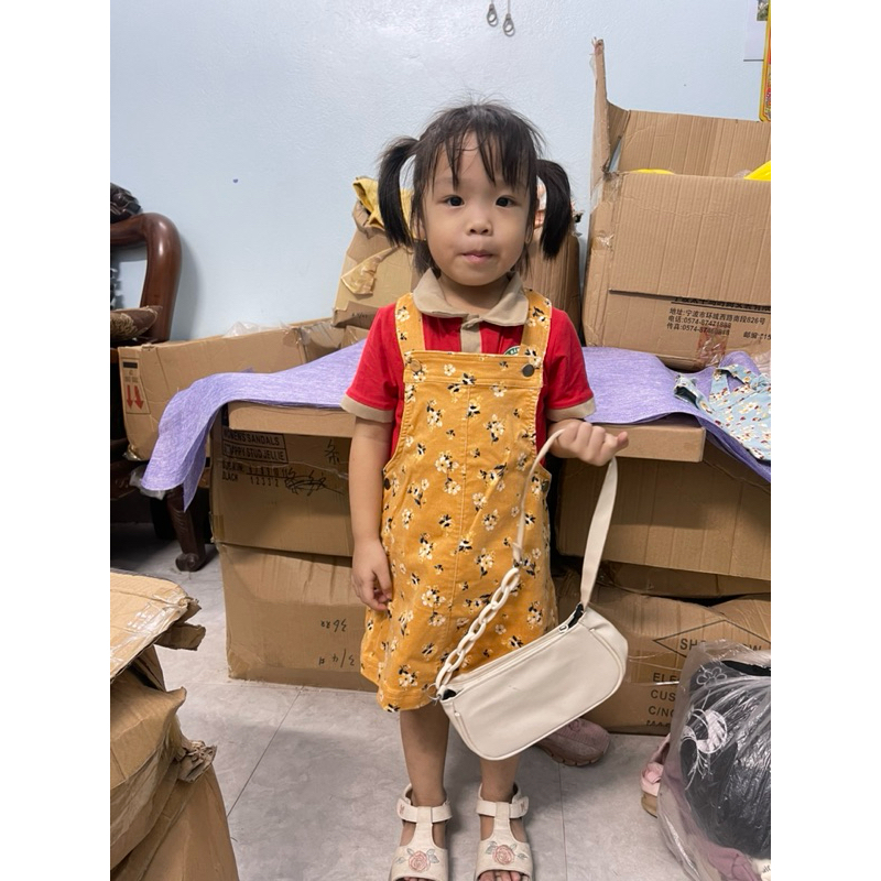 Váy yếm bé gái Hatari 9m-7y