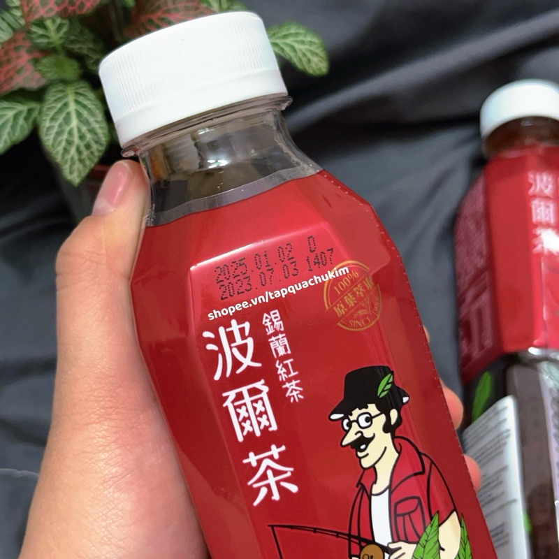 Hồng trà Ceylon GREEN TIME / Hồng trà bưởi Đài Loan chai 580ML