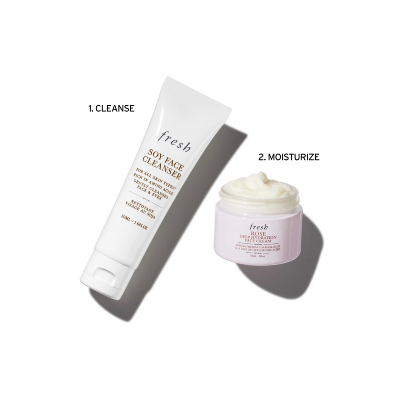 Set Dưỡng Da Fresh Rose Deep Hydration