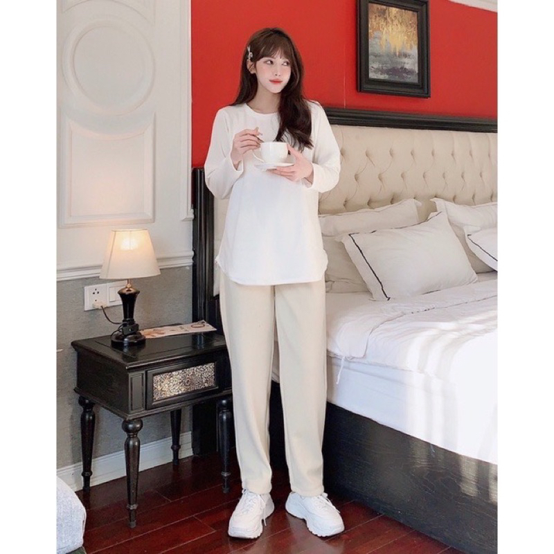 Áo Bầu Thu Đông Chất tăm nhung dày dặn 40-80kg