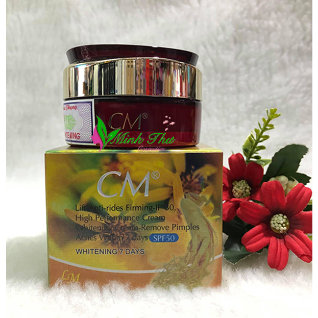 Kem CM nhân sâm đỏ ChiuMien, dưỡng trắng da, sáng da, ngăn ngừa nếp nhăn SPF50 - 50g