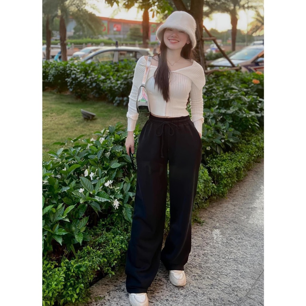 ÁO LEN TRỄ VAI QC HOT HIT 2 MÀU