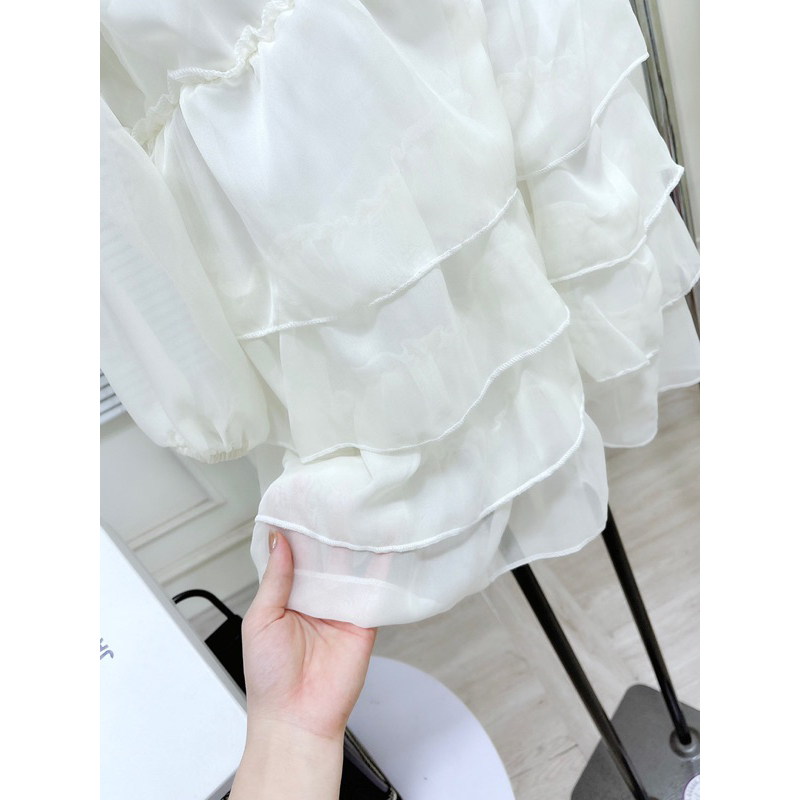 VÁY TƠ BÈO BỒNG TẦNG KÈM TAG CN