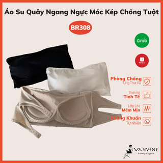 Áo ngực nữ Vanvene BR308, bra su đúc quây cup ngang ngực có đệm mút móc cài kép chống tuột