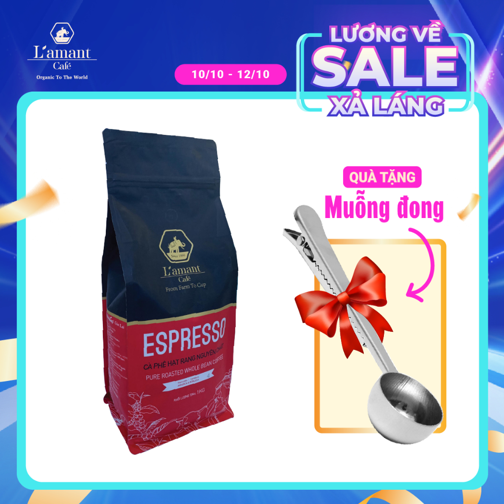 Cà phê hạt rang L’amant Espresso số 04 - L’amant No.04 Espresso Roasted Coffee