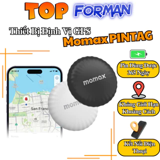 Thiết Bị Định Vị GPS Momax PINTAG, Pin Dùng Được 365 Ngày, Nhỏ Gọn Tiện Lợi, Không Dây, Phù Hợp Nhiều Thiết Bị