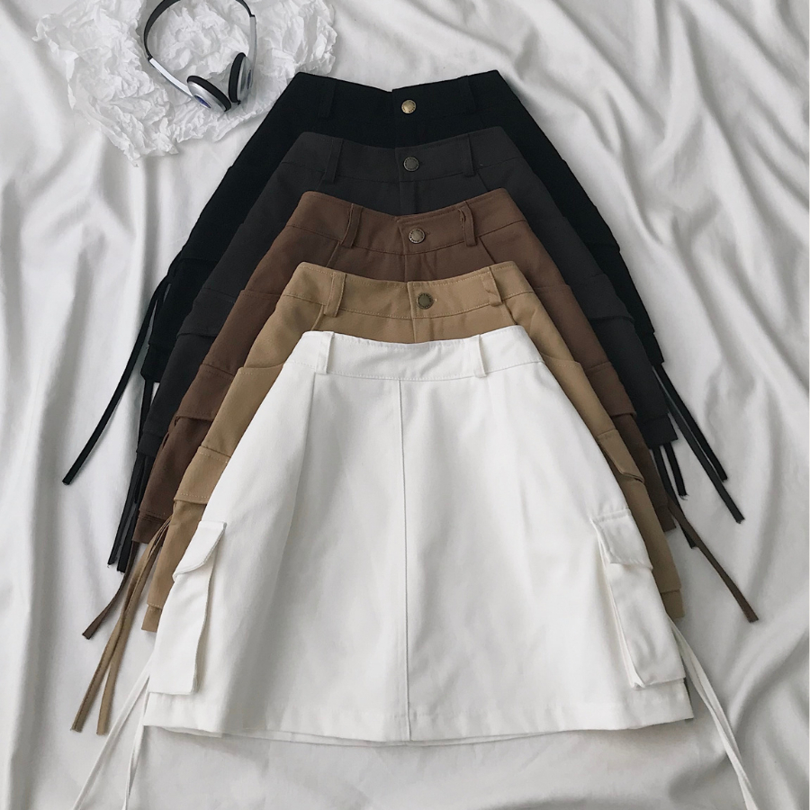 Chân váy ngắn nữ chất vải kaki ZIZY 3432 - Jemcloset