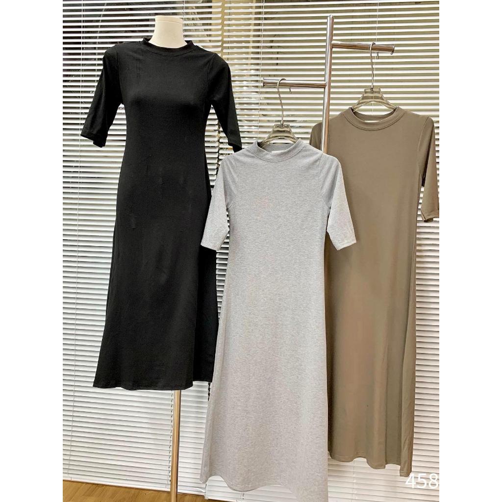 Váy Zip Dáng Dài Tay Lửng LILISTORE23