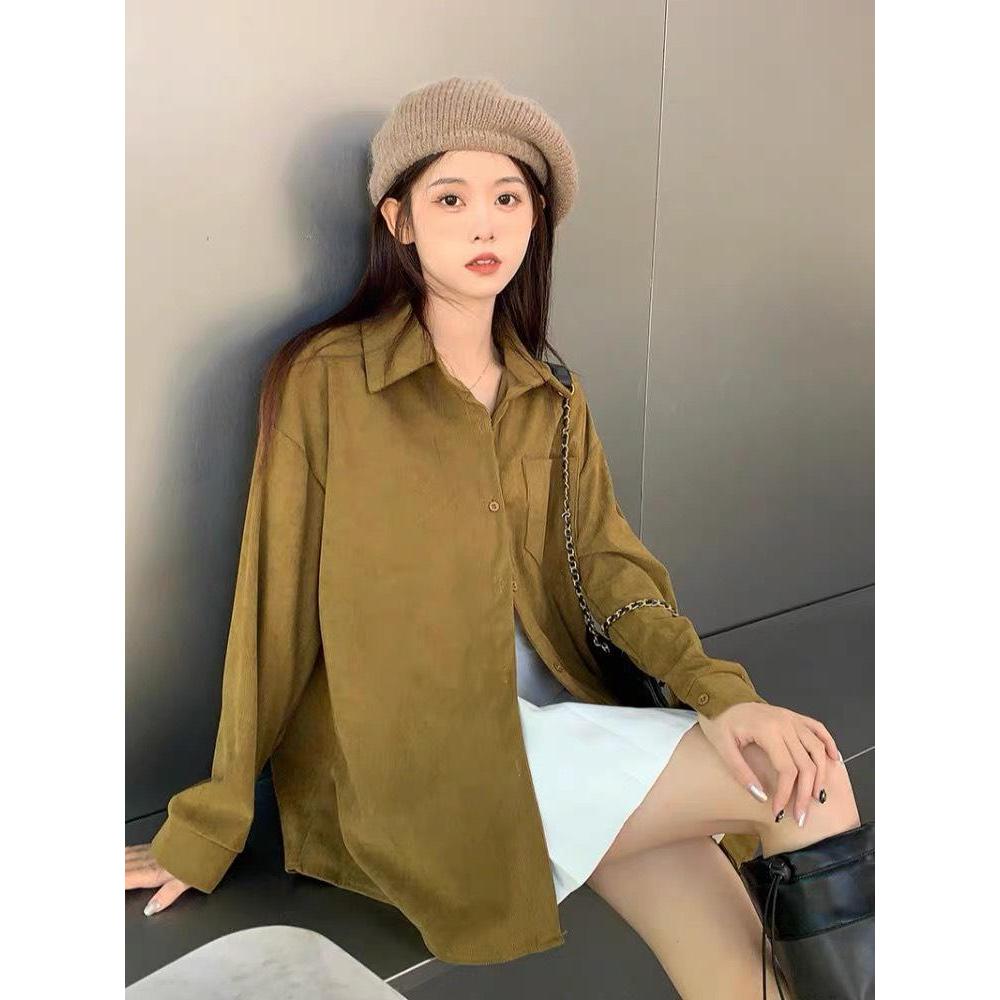 Áo Sơ Mi Nhung Tăm Hot Trend LILISTORE23