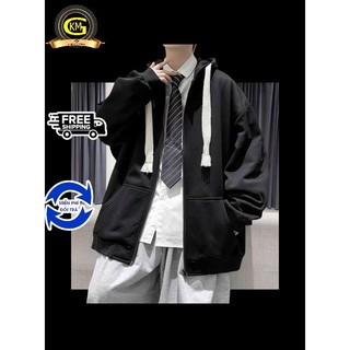 Áo khoác nỉ from rộng chất nỉ dày dặn có size đại 90 ký