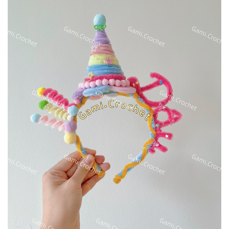 Bờm Kẽm Nhung Handmade Bờm Tai Thỏ Dễ Thương