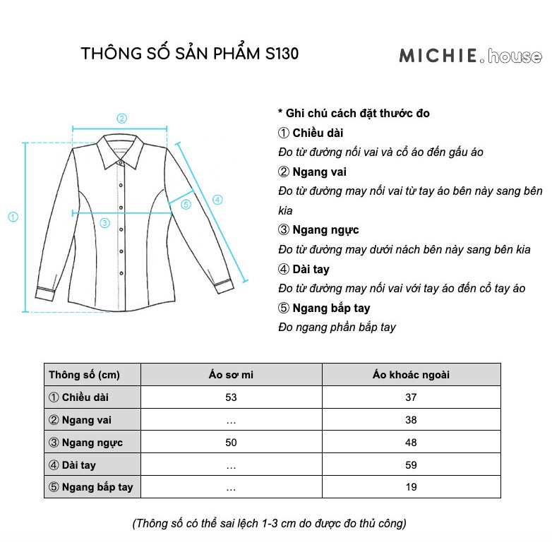 Set Áo Sơ Mi Phối Khoác Vest Xẻ Chéo Croptop michie.house Thời Trang Nữ Thu Đông - S130