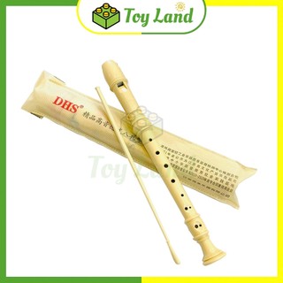 Sáo recorder dhs 8 lỗ cho học sinh rẻ đẹp sáo dọc abs chất lượng cao đồ chơi trẻ em âm nhạc