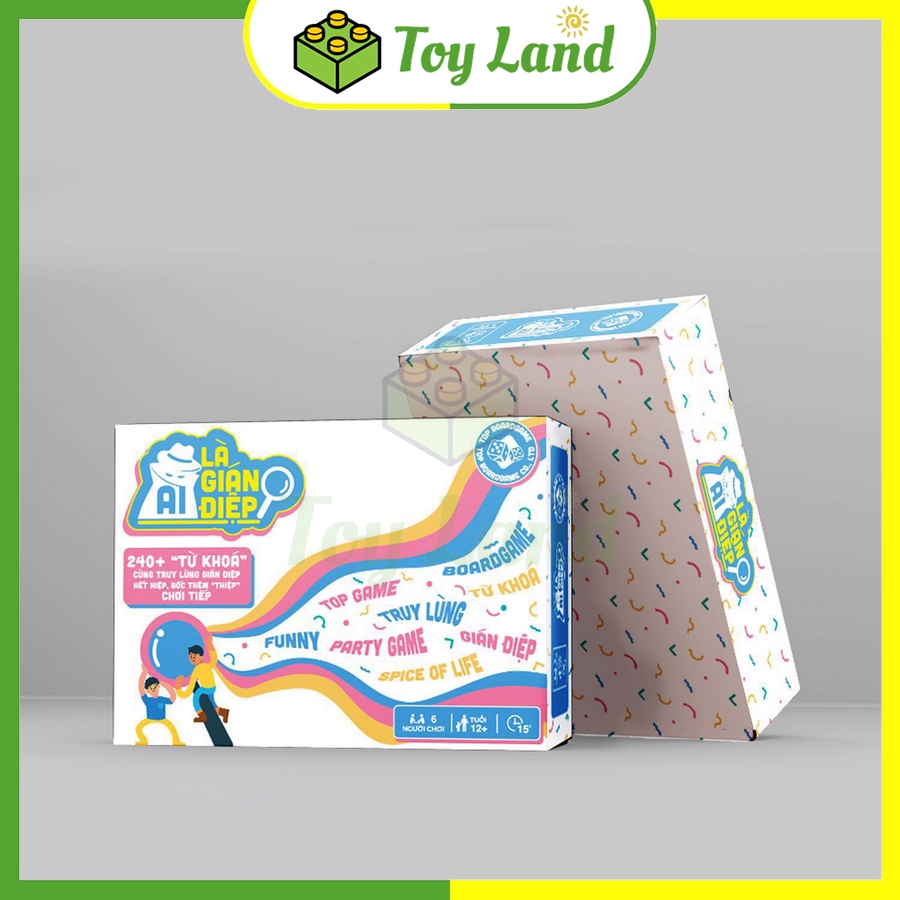 Thẻ Bài Ai Là Gián Điệp WePlay 240 Từ Khóa Keyword Boardgame Truy Lùng Spy We Play Trò Chơi Nhóm Bạn Giải Trí Xả Stress