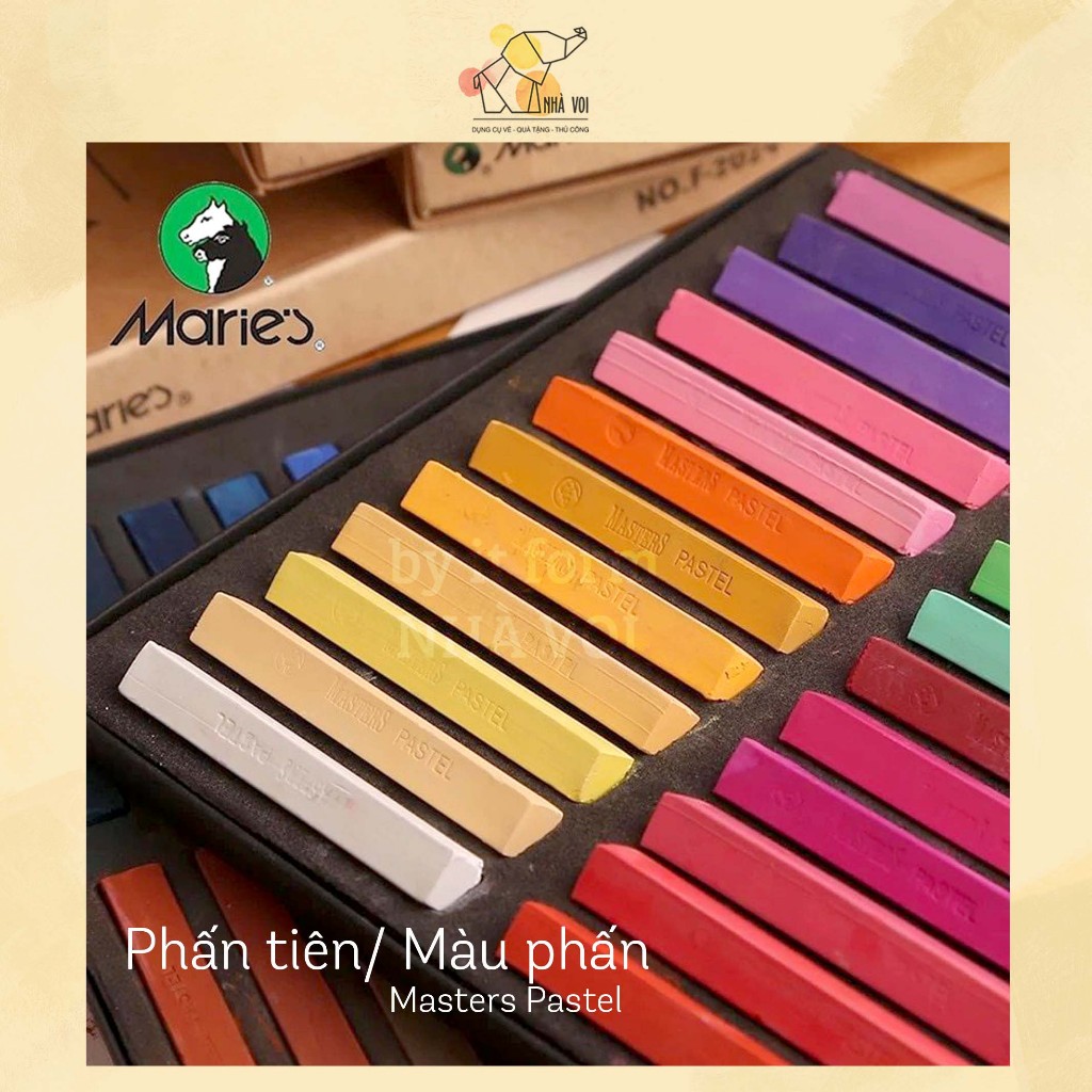 Phấn tiên/ Phấn màu Pentel 12/24/36 màu [Họa cụ Nhà Voi]