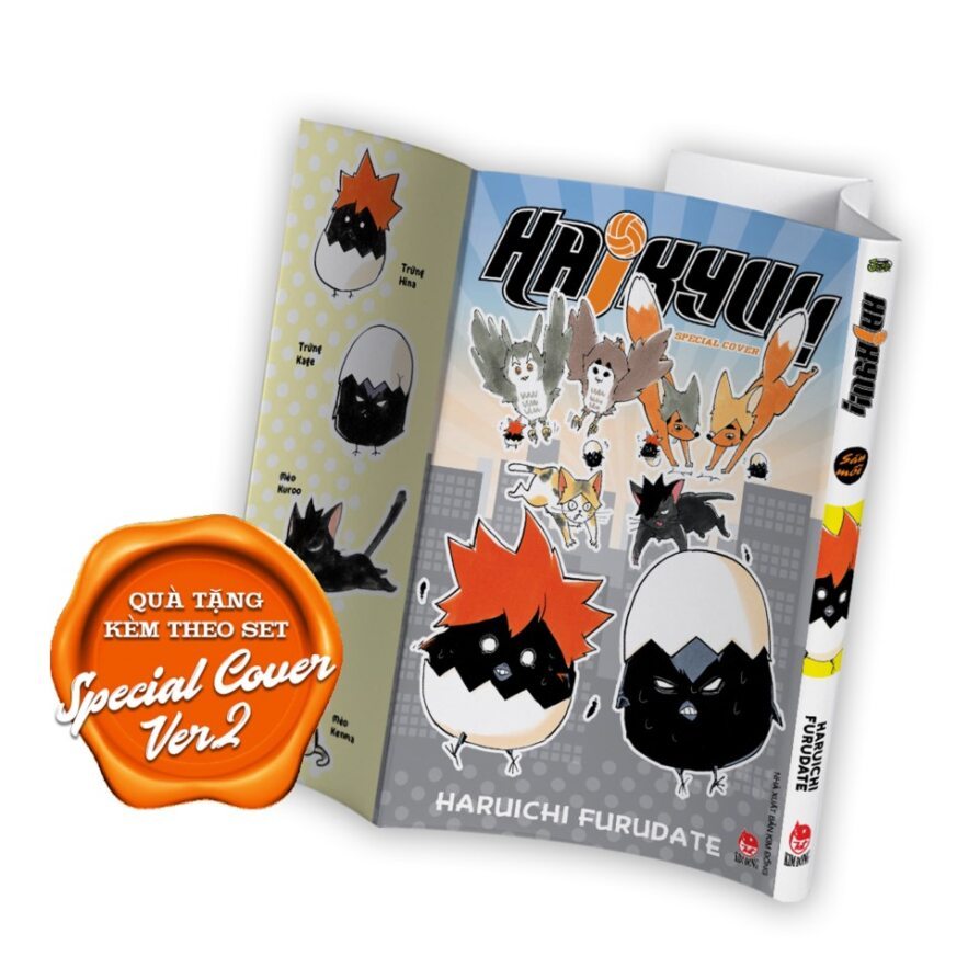 Truyện tranh Haikyu!! Premium Boxset 01  Tặng kèm 01 Bìa áo hiệu ứng UV và 01 Bìa áo  hiệu ứng Metalize