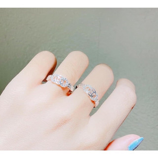 nhẫn nữ bạc, nhẫn đồng xu may mắn