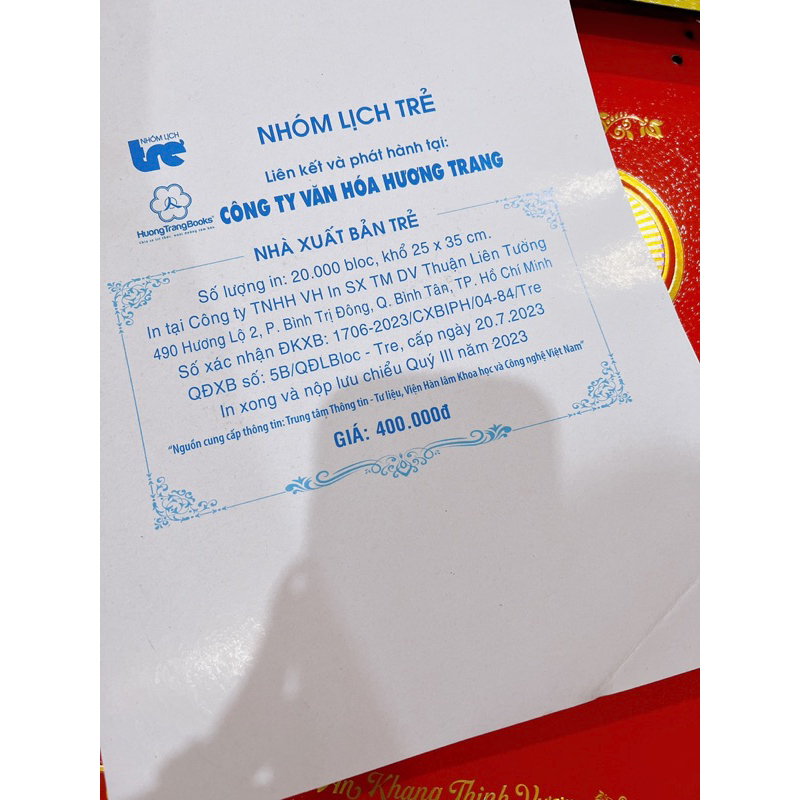 Bộ lịch block cực đại 2024