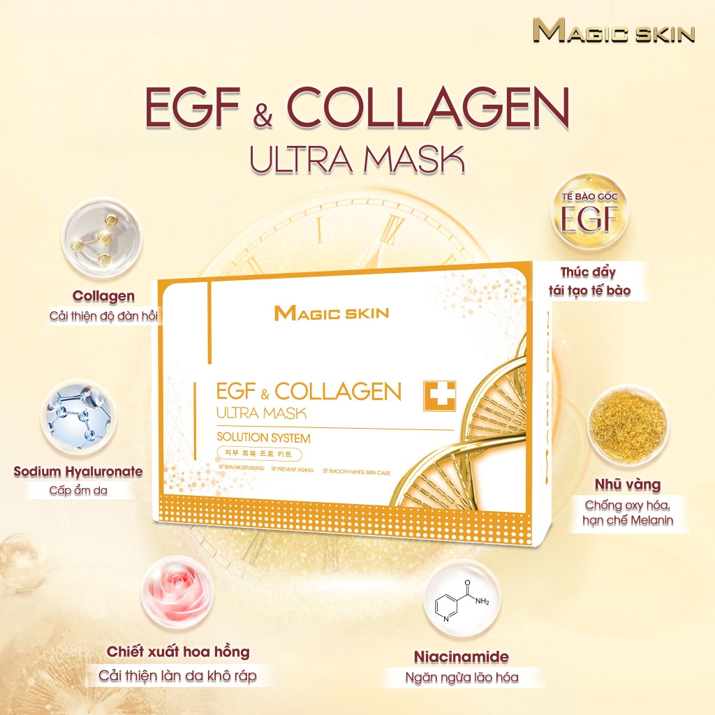 EGF & COLLAGEN ULTRA MASK - Mặt nạ ngăn ngừa lão hóa da