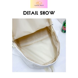 Balo Nữ Dập Nổi Thời Trang,Balo Nữ Phong Cách Basic Hàn Quốc