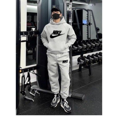 Bộ hoodie thu đông NICE nam nữ, chất nỉ tàu dầy dặn không xù , mũ 2 lớp, thời trang nhimstore999