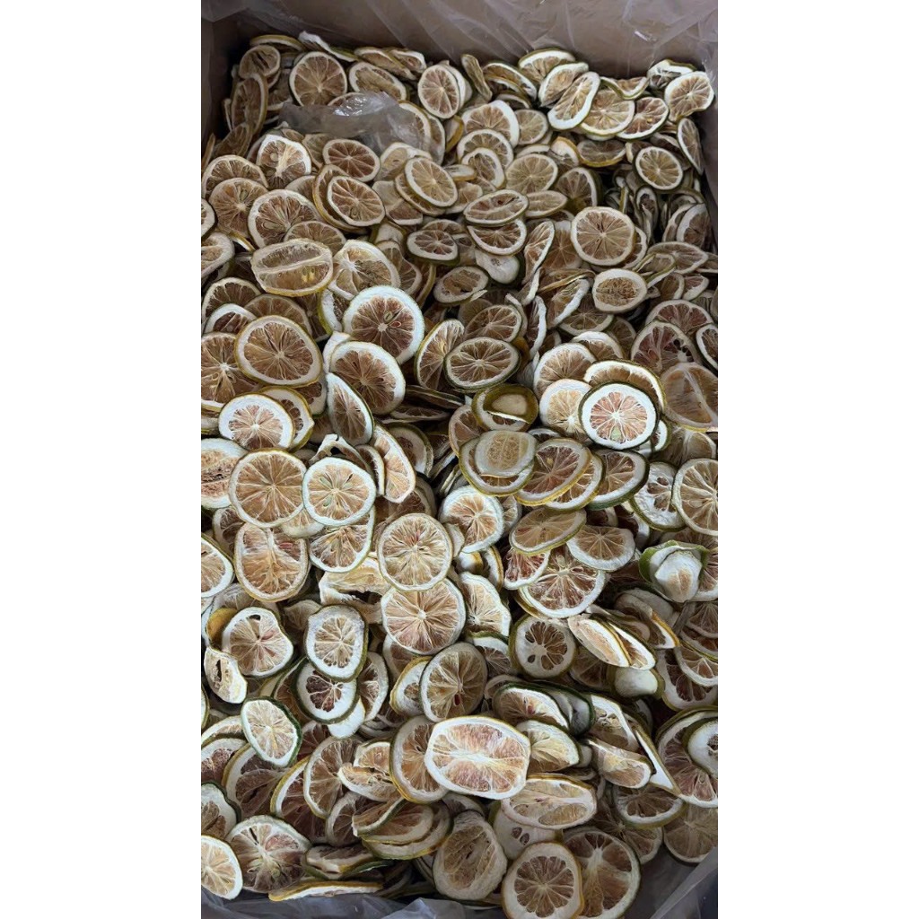 Chanh Sấy Thăng hoa 100gr Chanh Vàng Chanh xanh Thái Lát Khô Thơm Ngon - Bổ sung Vitamin C, chống oxy hóa, tăng đề kháng