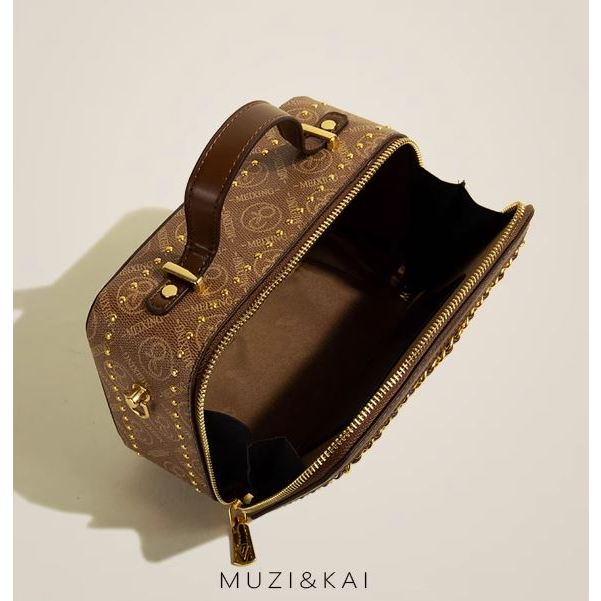 🌸Hàng Order🌸 Túi Xách Muzi&kai Chính Hãng Da Chần Hoạ Tiết Quai Xách Quai Da Đeo Sang Chảnh Nữ Tính 🌸 Quảng Châu