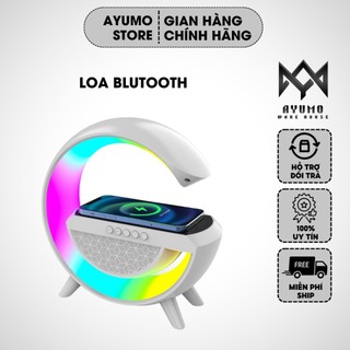 Loa bluetooth chữ g cao cấp - đèn led rgb - sạc không dây thông minh kết nối điện thoại