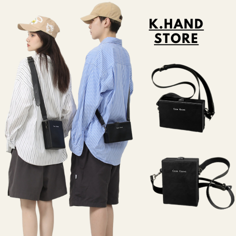 Túi hộp đeo chéo nam nữ Cone Knows cao cấp phong cách Hàn Quốc