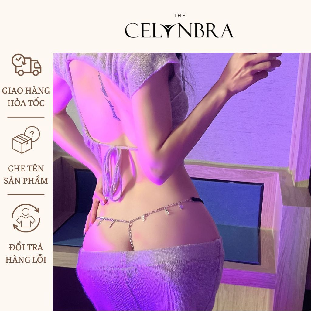 Quần Lót Lọt Khe Cạp Dây Xích Siêu Gợi Cảm Lacy Bra - QL89