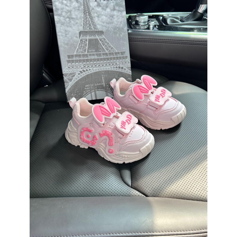 ĐẾ LOẠI 1- GIÀY THỂ THAO 26-36  Formnăng động, đáng yêu phối 4 màu:tím, hồng, đen,  kèm sticker xinh xắn 2567