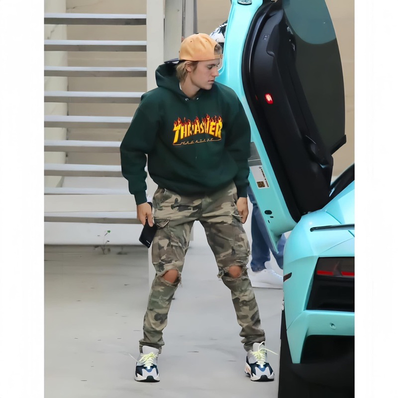 Hoodie Thrasher Lửa Skate board cao cấp, nỉ mùa đông đường phố dày dặn, dễ phối đồ