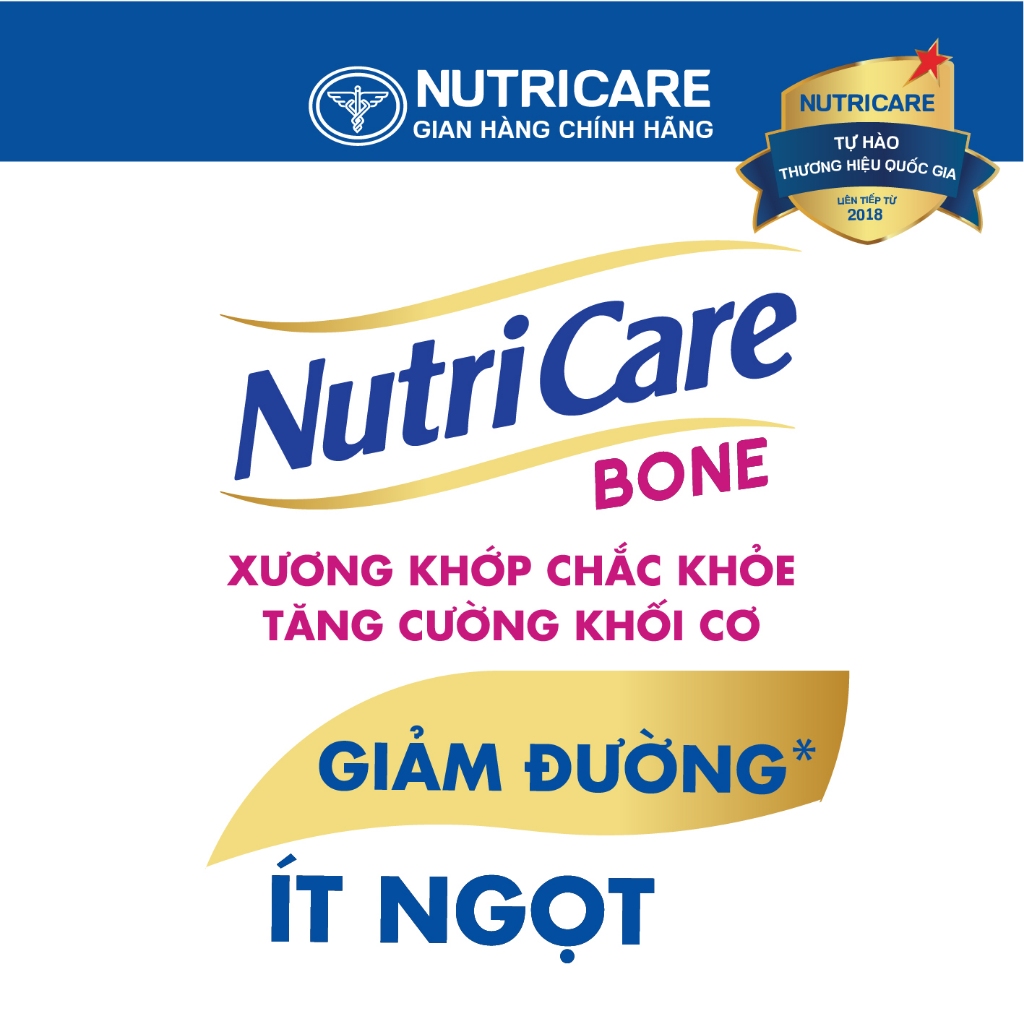 Sữa bột Nutricare Bone chống loãng xương sụn khớp 850g
