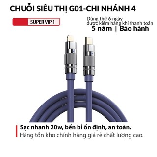 Cáp sạc nhanh chống rối đứt dây mập to rcc053 công suất 20w