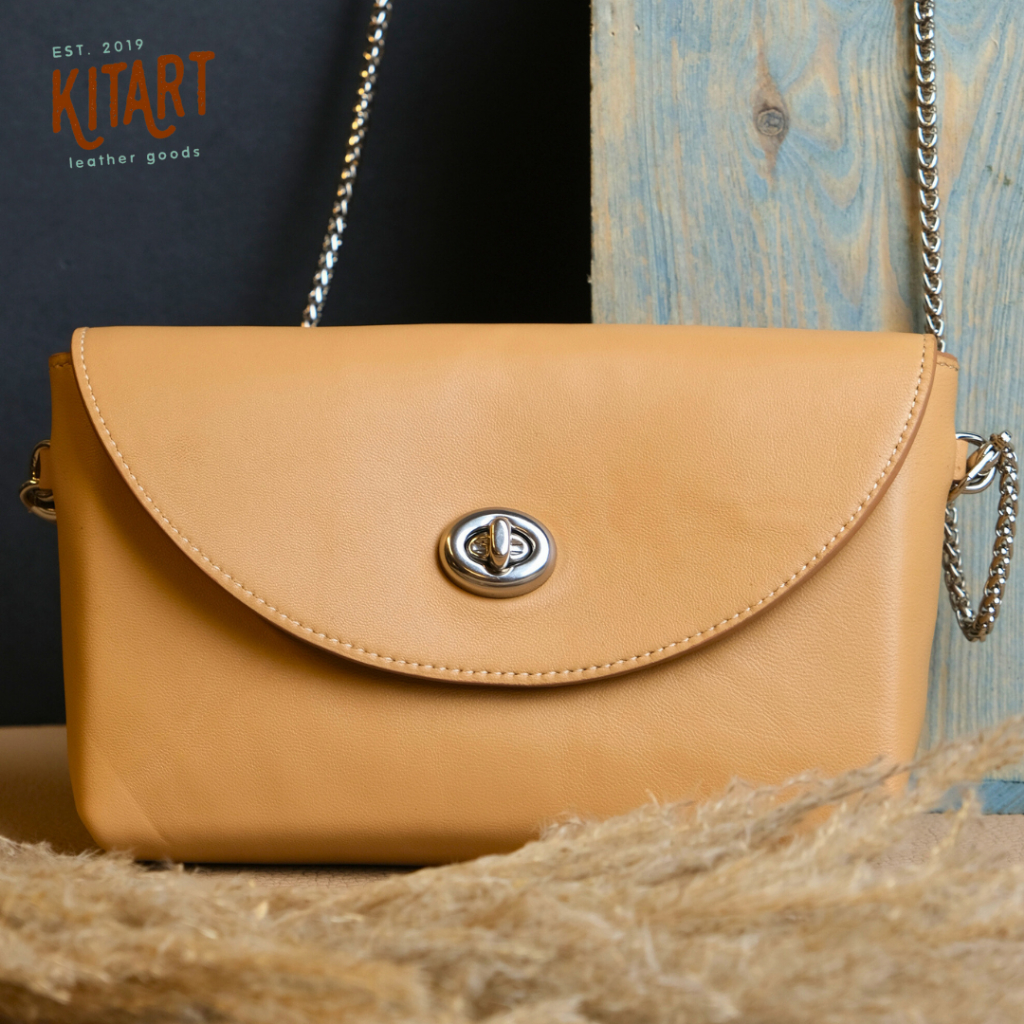 Túi xách nữ túi da Kit Art Leather túi da thật nữ da bò may thủ công tỉ mỉ