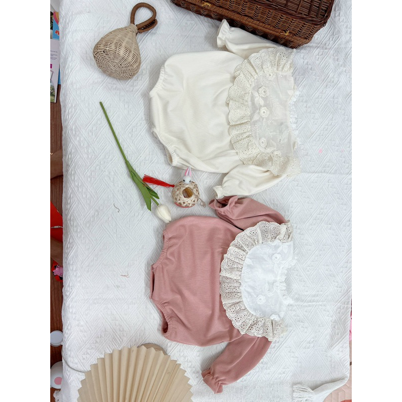 Bodysuit thu đông cho bé kiểu dáng kiểu tư điệu đà Tiệm Nhà Bơ