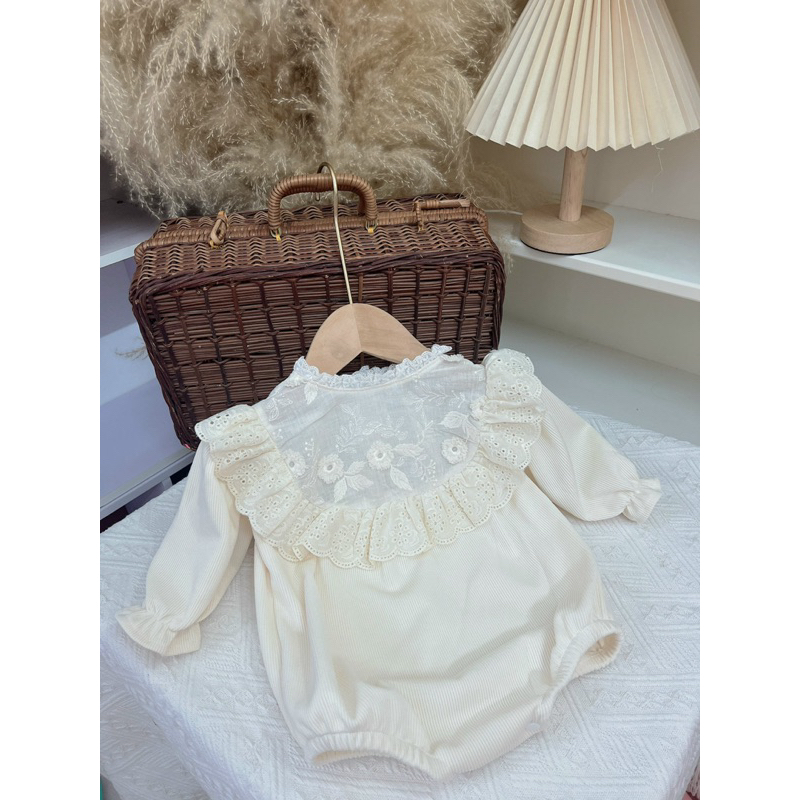 Bodysuit thu đông cho bé kiểu dáng kiểu tư điệu đà Tiệm Nhà Bơ