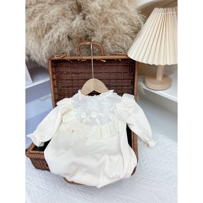 Bodysuit thu đông cho bé kiểu dáng kiểu tư điệu đà Tiệm Nhà Bơ