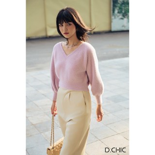 Áo len lông cổ tim D.CHIC MS: 188107