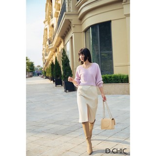Áo len lông cổ tim D.CHIC MS: 188107