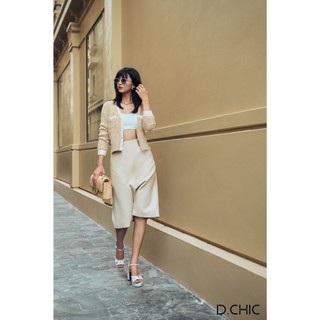 D.CHIC Chân váy midi cạp vạt chéo MS: 382801